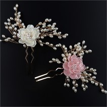 서연한복 뒤꽂이 JDG870-871 U자핀 2종택1 올림머리