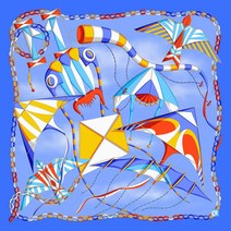 마우리치오 비니 일발레또 스카프, one size, 퍼플