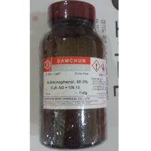 오피스안&컴사이언스 (kor)4-Aminophenol 98%4-아미노페놀 4-하이드록시아닐린 DAEJUNG(EP)-500G 금을 정량분석시약 시약