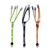 안전모 원터치 패션턱끈 형광 네이비 오렌지(선택), 1개