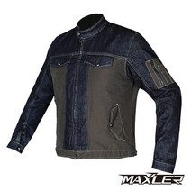 맥슬러 모빌리티 데님 자켓 / Maxler 청자켓 믹스 매치 / 내피 분리 / 어깨 팔 등 CE 보호대 / 오토바이 라이더 자켓