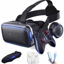 게임 가상현실 VR PINZHENG-VR 10.0 헬멧 3D 안경 투구 가상 현실 아이폰 샤오미 삼성 고글 헤드셋 비디오, 01 With handle