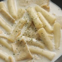 [프레시멘토] 취향따라 골라먹는 떡신 떡볶이 1인분, 긴 누들 밀떡, 까르보나라, 1개