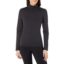 Salomon 여성용 표준 아웃랙 하프 지퍼 딥 블랙 XXL