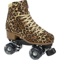Roces Piper Roller Skate 여성용 레오파드 9, LEOPARD 001