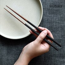 휴바트 절제된 아름다움 호주산 천연 원목 말라스 우드 핸드메이드 나무젓가락, 옐로우