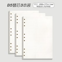 두꺼운노트 수학 오답 풀이 노트 3학년 2반 공책 탈부착 리필 b5 손 배기지 않고 심플 ins풍 a5 2022년 대학원 진학 후 고비 학습 기사 투명 페이퍼북, 28 B5가로 패턴替芯【3본공270장】