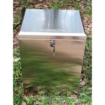 공구함 적재함 3 사이드 박스 전기 오토바이 테일 자동차 트렁크 범용 스토리지 도구 상자 야외 스테인레스 스틸, 570 450 290mm 꼬리 상자 회색 2