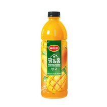 칠성 델몬트 팜앤홈 망고 과일주스 음료수 사무실 탕비실 1.2L 6본 1세트, 32세트