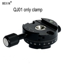 360 파노라마 사진 액세서리 dslr 카메라 삼각대 헤드 마운트 arca swiss 퀵 릴리스 플레이트 어댑터 클램프 14 나사, 협력사, QJ01-B