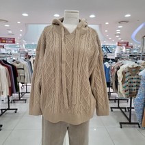 러브앤쇼 꽈배기 후드 니트(OCCKGKT02)