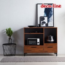 [데코라인] 코넬 파스타 1000 홈바 렌지대 DMW027, 색상:멀바우