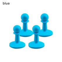 텐트 폴대 연결 야외 캠핑 기둥 천막 막대 지지 바 번개 방지 천둥 캡 보호 4 개/세트, [03] blue, 03 blue