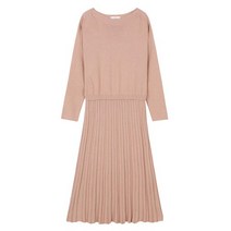 롱니트주름원피스ENOK21102Y