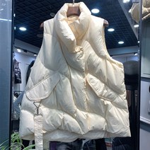 패딩 조끼 경량 반팔 뽀글이 크롭 유니클로경량 유니클로 허리스트링 발열 숏 코튼 205