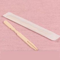 대나무 두발 포크 10cm 무지 개별포장 2000개 bitic05*331019912QT, 1, 1