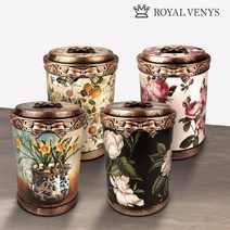 엔틱 리본 휴지통 - 4type, 데포딜(수선화)