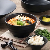 먹토 멜라민 면기 우동기 라면기 덮밥 짜장면 짬뽕 국수 비빔밥 탕기 우동 라면 그릇, 46-먹토 한결 탕기