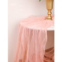 ins 사진 배경거즈 자료 구겨진 얇은 명주 그물 거즈 배경 스튜디오 사진 사진 비디오 정물 촬영 소품, 2000x1500mm, 체리 핑크
