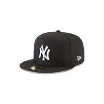 뉴에라 mlb모자 뉴욕 양키스 New Era 59Fifty Hat MLB Basic New York Yankees Black/White Fitted Baseball Cap (7)