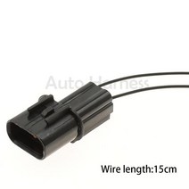 자동차 안개등 케이블 플러그 미쓰비시 Souast Auto ABS 센서 와이어 소켓 PB621-02020 2 홀 1 개, 01 1 male set_01 15cm