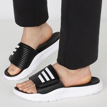 아디다스 키높이 슬리퍼 알파바운스 슬라이드 2.0 검/흰
