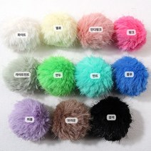 [6900-75]인조밍크 약50mm [1개]