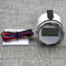 타코 메타 미터 게이지 센서용 빨간색 백라이트 포함 디지털 보트 선박용 자동차 게이지, w 게이지