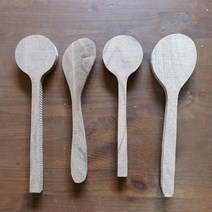 월넛 1 2 3 4 벚나무1 3 주걱 만들기 우드카빙 재료, 월넛3, 1개