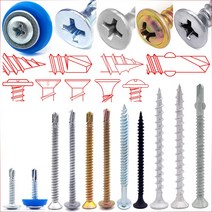 직결 피스 나사 스텐 외날 양날 석고 보드 목재 방수 철판 못 와샤 못 앙카 데크 와셔 드릴 나무 델타 윙 뽕 커버 샤시 칼브럭 스크류 접시 캡 부식 우레탄 다보 렉산 방부목 철, 101.윙피스 양날 델타코팅, 4.2mm x 32mm - 25개