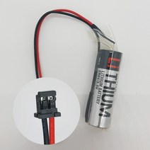 도시바 ER6V HRS-DF3커넥터 3.6V 2000mAh ER6VC119A MR-J3BAT MR-J3-BAT ER6VLY 호환 열량계 ROBOT PLC CNC PLC배터리, 1개, 1개