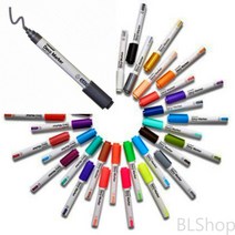 1P 모나미 데코마카 460 둥근닙 실버 화이트보드펜 블랙보드펜