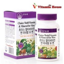비타민하우스 초이스 멀티비타민앤미네랄 포 멘 900mg x 180정