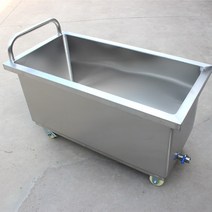 와곤 구르마 스탠리카트 식품 공장 트롤리 수납카트, 길이 100 폭 50 깊이 40CM