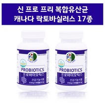 장 밀착 유산균 식약처 LGG유산균 분말 가루 캡슐 알약형 프리 프로 포스트 바이오틱스 4세대 모유유래 락토바실러스 17종 복합균주 프락토올리고당 캐나다 식약처 인증 건강기능식품, 2set, 60캡슐 한통