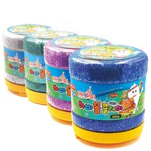 EK_키드키즈 [티파하파] 하비 볼클레이(구슬) 300g 대용량(통), 은색