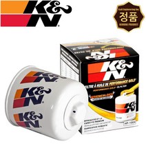 K&N HP-1004 GOLD 뛰어난 여과율 이물질99%차단 퍼포먼스 엔진 오일필터 기아 K3, 1통