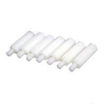10-50pcs 수-암 나일론 스탠드오프 M2 M2.5 M3 M4 M5 x L 6 흰색 검정색 pcb 스페이서 컬럼 플라스틱 간격 나사, [05] M5 10PCS, [12] 10mm, [01] WHITE