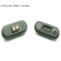 전장부품 1쌍 2/3/4/5P 12V 1A 자기 포고 핀 커넥터 Pogopin 남성 여성 2.5 MM 스프링로드 DC 전원 소켓 60, 04 5Pin
