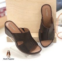 허시파피 hush puppies NC야탑 여성 6cm 웨지힐 통굽슬리퍼 샌들 3fl038