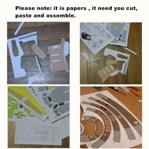 모형 배 거북선 범선 목범선 장식 DIY 종이 공예 해적선 유령선 3D 모델 보트 접기 수제 선박 Funs 선물