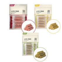 [1+1]무마진 강아지치석관리 덴탈케어 입냄새 구강청결 소프트 덴탈껌 270g 2봉 블루베리/클로렐라/바나나 540g, 블루베리