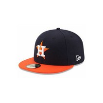 뉴에라 휴스턴 애스트로스 ROAD 59 50핏 모자(네이비 오렌지) MLB캡