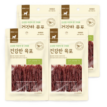 굿데이 건강한 육포 강아지 간식 100g, 32개, 소프트 소고기맛