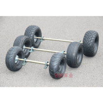 ATV 카트 바퀴 트레일러 바이크 사륜 스쿠터 이동, 16X8-7 타이어가 장착된 65cm, 1개