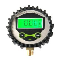 8Cm 압력계 1/4 ''타이어 게이지 디지털 타이어 0-250Psi 공기압, 01 Green_01 G4