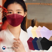 에어에이드 하나뿐인 미세먼지 황사방역 마스크 대형 KF-94, 50매입, 1개, 그레이