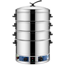스팀팟 전기찜기 47 52 센치 증숙기 식당 찜요리, 9. 52cm 6층(시한층열강화알람)