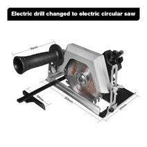 원형톱가이드 전기 핸드 드릴-전기 원형 톱 트리머 기계 에지 가이드 포지셔닝 커팅 보드 도구 라우터 밀링 플립, 01 Circular Saw