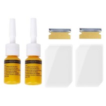 강화마루보수 벽지 깨진타일 보수 유리 수리 앞 유리 나노 수리 액체 diy 자동차 창 수리기구 스크래치 복원, 키트 2개